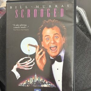 Bill Murray Scrooged DVD- Black with Pink Title